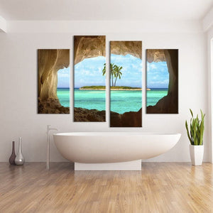 Framed 4 Panels - Landscape