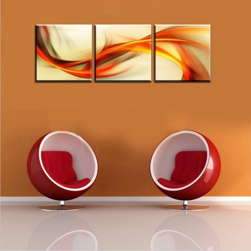Framed 3 Panels - Abstract