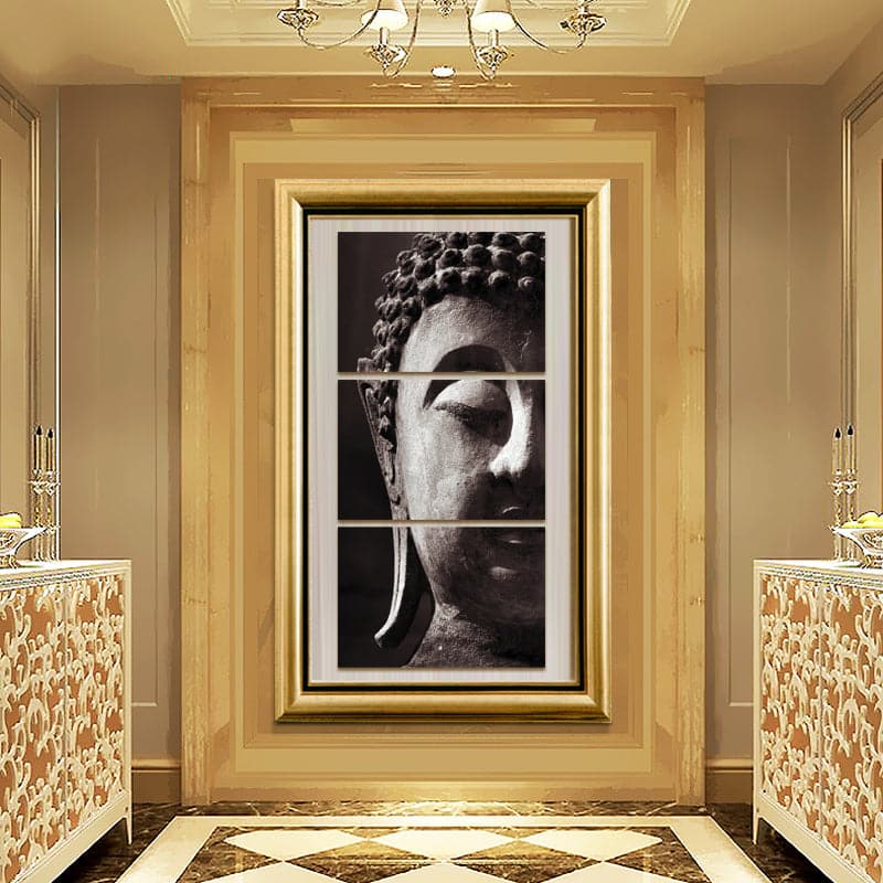 Framed 3 Panels - Buddha