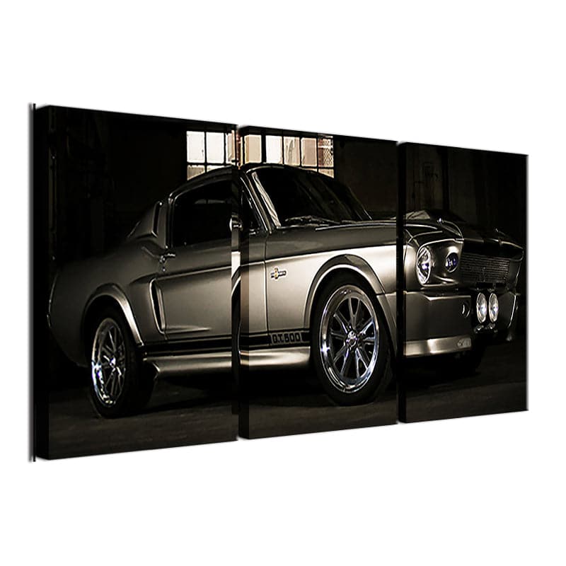 Framed 3 Panels - Ford Mustang