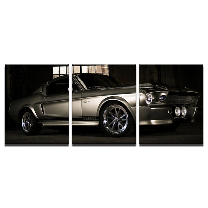 Framed 3 Panels - Ford Mustang