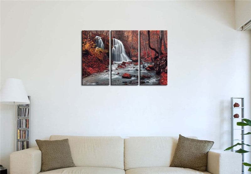 Framed 3 Panels - Water fall