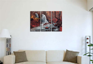Framed 3 Panels - Water fall