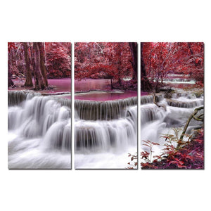 Framed 3 Panels - Water fall