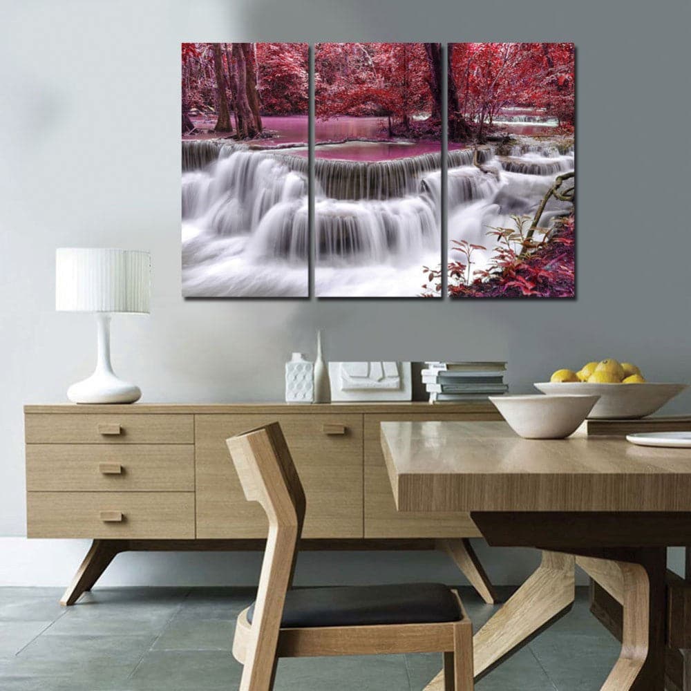 Framed 3 Panels - Water fall