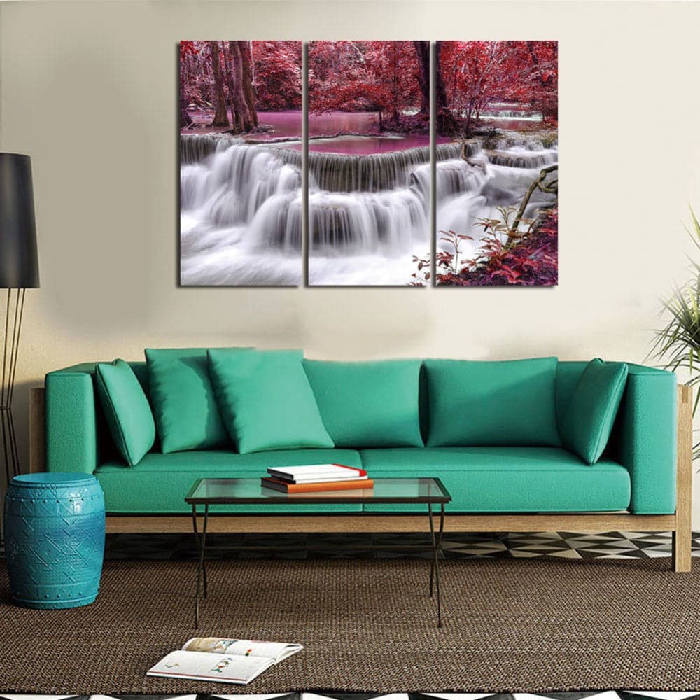 Framed 3 Panels - Water fall