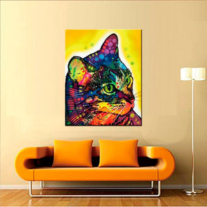 Framed 1 Panel - Cat