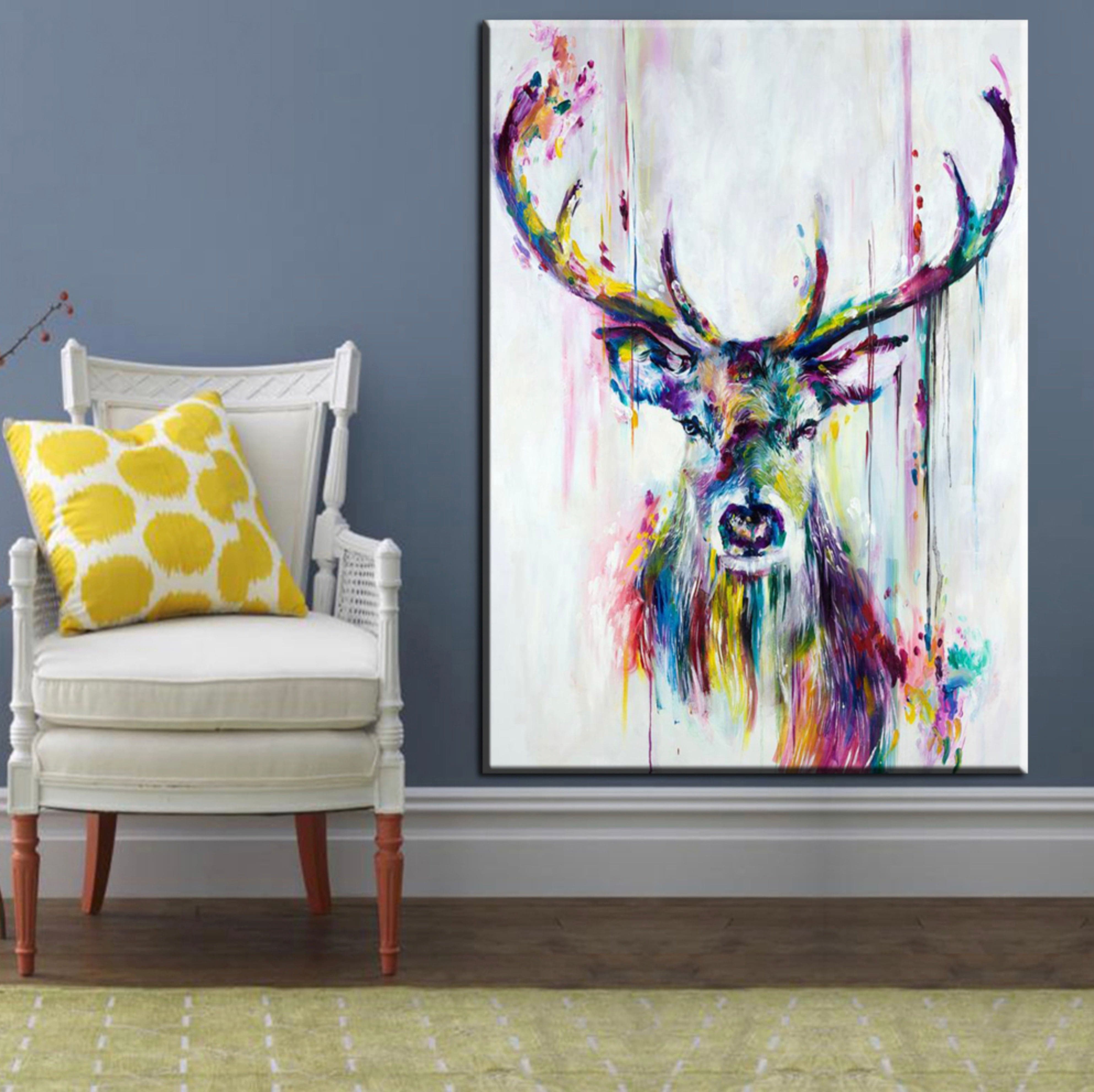 Framed 1 Panel - Deer