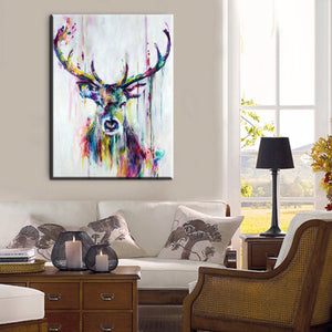 Framed 1 Panel - Deer