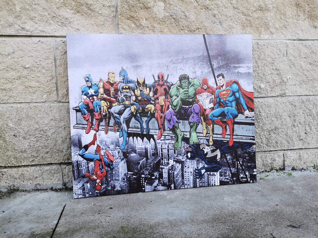 Framed 1 Panel - Finished Products (Super Hero)
