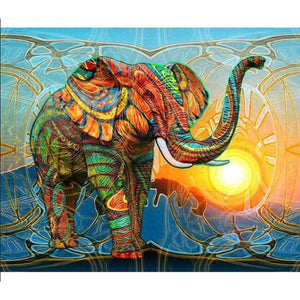 Framed 1 Panel - Elephant