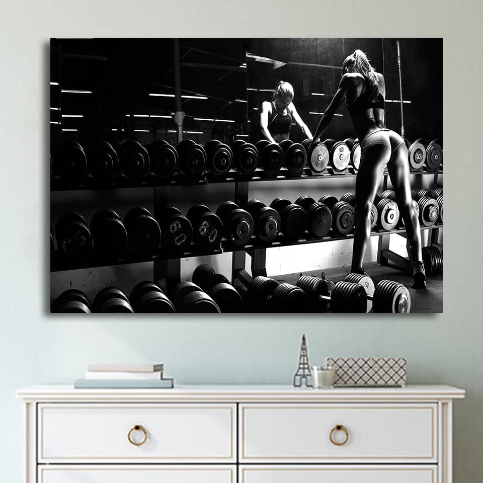 Framed 1 Panel - Fitness