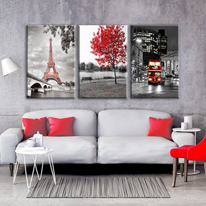 Framed 3 Panels - London