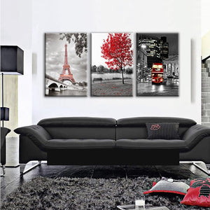 Framed 3 Panels - London