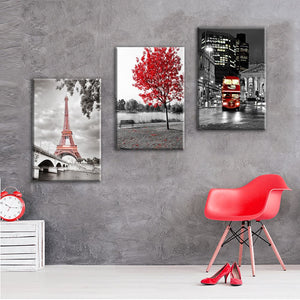 Framed 3 Panels - London