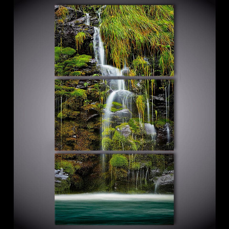 Framed 3 Panels - Water fall