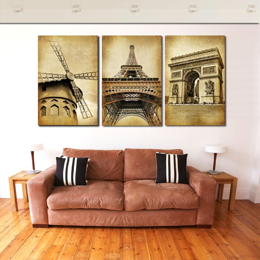 Framed 3 Panels - Landmark