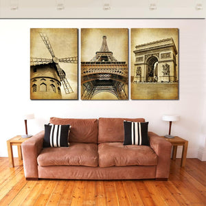 Framed 3 Panels - Landmark