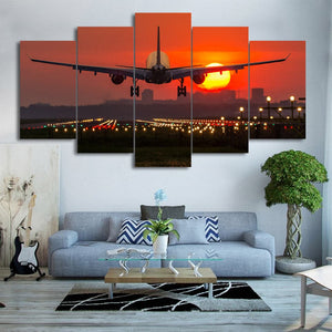 Framed 5 Panels - Take off