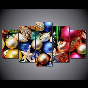Framed 5 Panels - Christmas