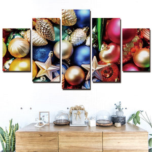 Framed 5 Panels - Christmas