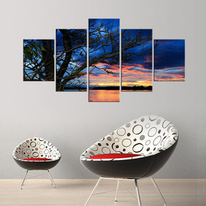 Framed 5 Panels - Landscape