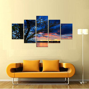 Framed 5 Panels - Landscape