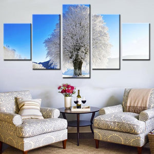 Framed 5 Panels - Winter