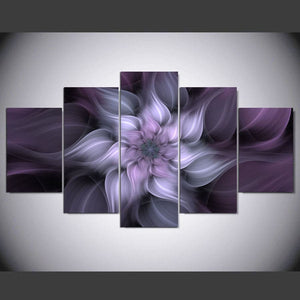 Framed 5 Panels - Flower