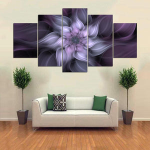 Framed 5 Panels - Flower