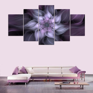 Framed 5 Panels - Flower
