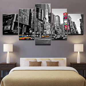 Framed 5 Panels - New York City