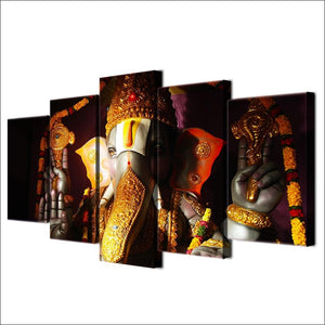 Framed 5 Panels -  Hinduism