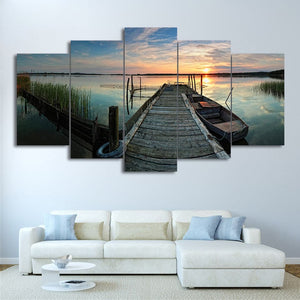 Framed 5 Panels - Landscape