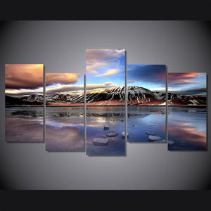 Framed 5 Panels - Landscape