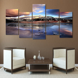 Framed 5 Panels - Landscape