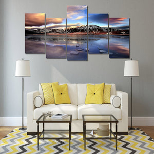 Framed 5 Panels - Landscape