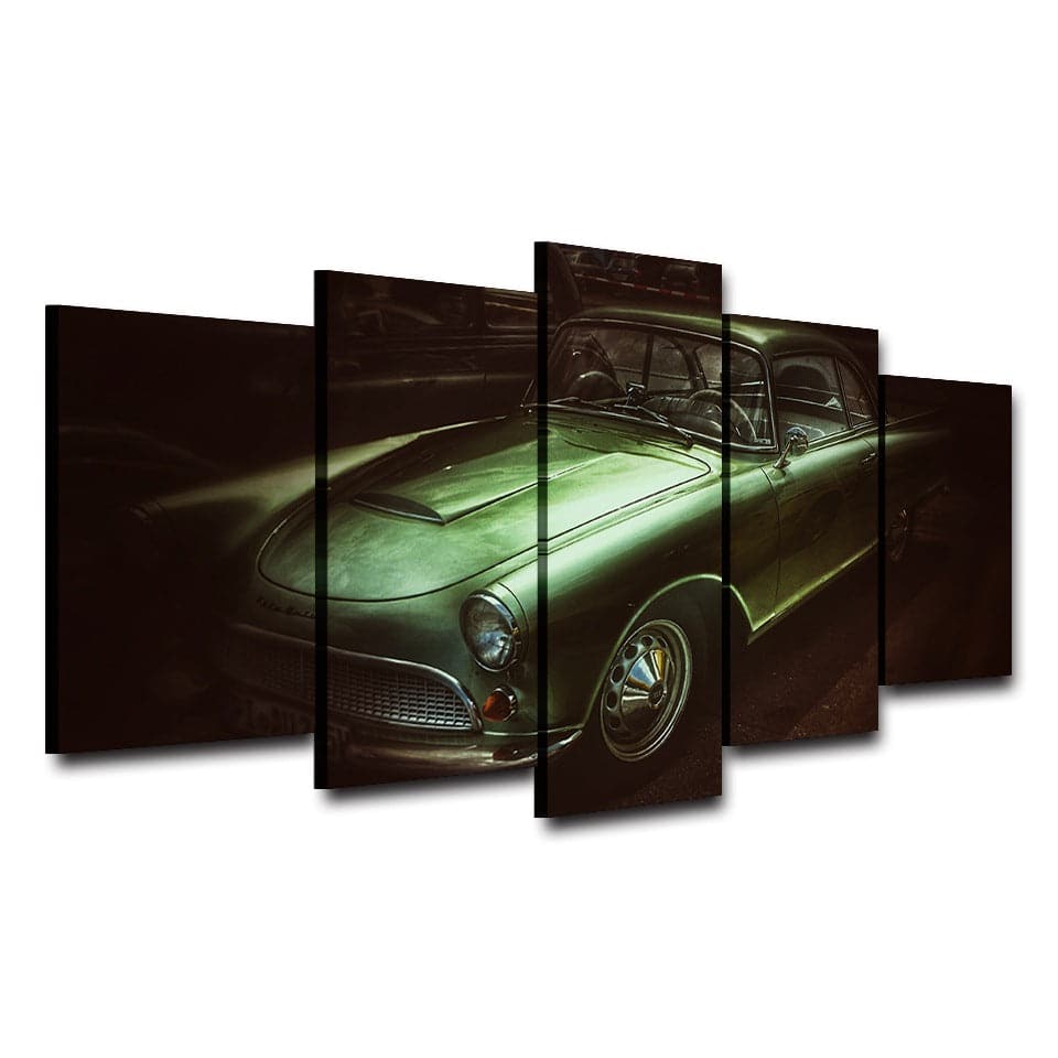 Framed 5 Panels - Classic Car