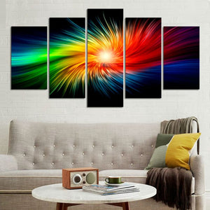 Framed 5 Panels - Abstract