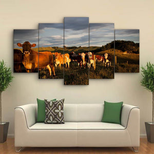 Framed 5 Panels - NZ Farm
