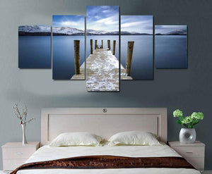 Framed 5 Panels - Landscape