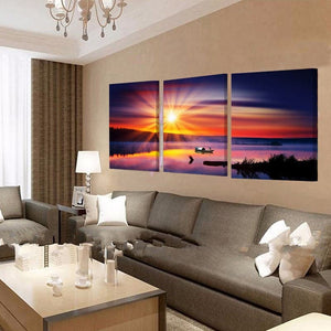 Framed 3 Panels - Landscape
