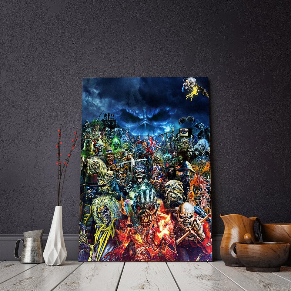 Framed 1 Panel - Skull