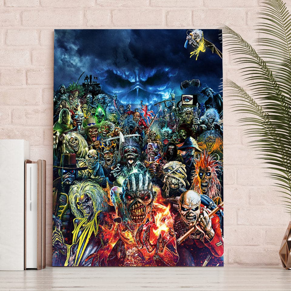 Framed 1 Panel - Skull