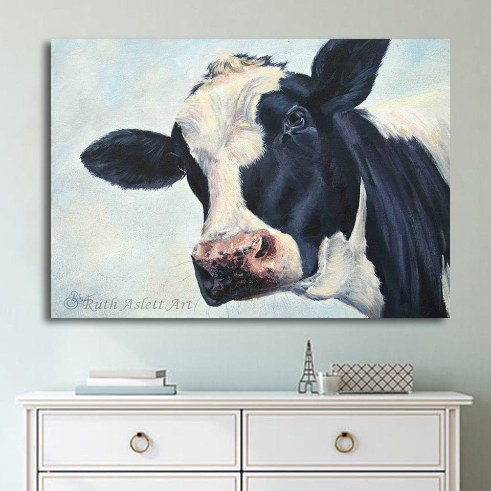 Framed 1 Panel - Cow