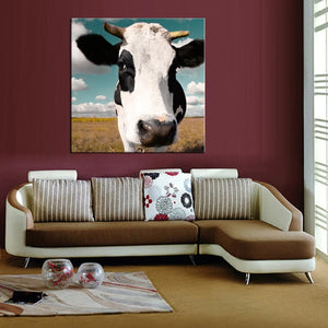 Framed 1 Panel - Cow