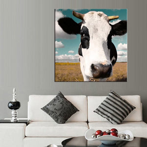 Framed 1 Panel - Cow