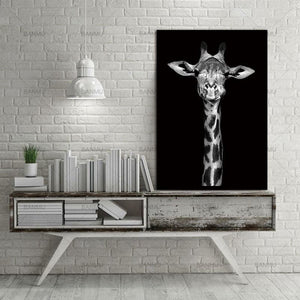 Framed 1 Panel - Giraffe