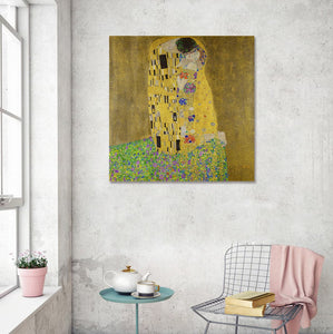 Framed 1 Panel - Gustav Klimt, The Kiss