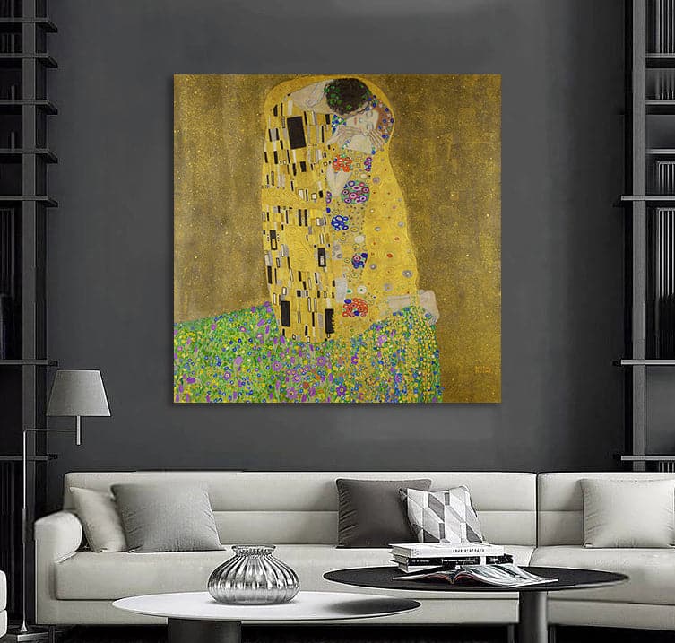 Framed 1 Panel - Gustav Klimt, The Kiss